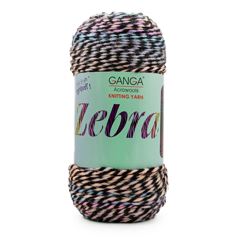 Zebra Multicolor Knitting Yarn
