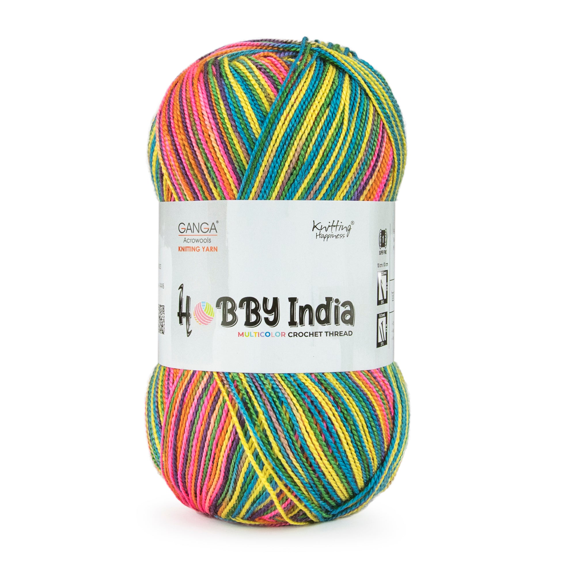 Hobby India Multicolor Crochet Thread