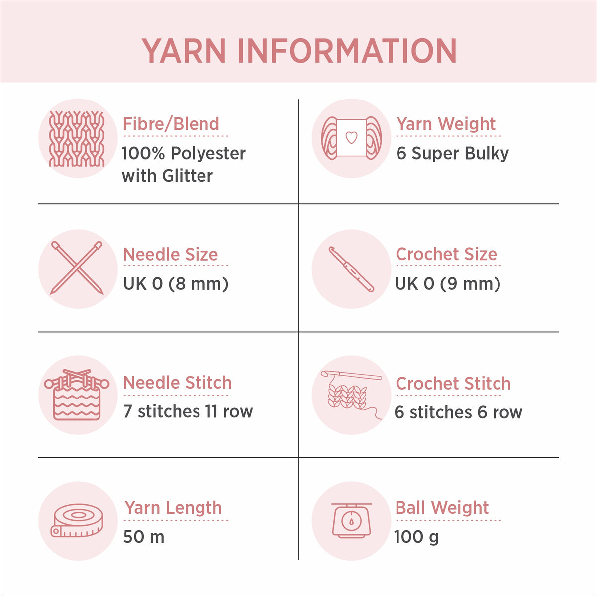 Blankie Glitter Knitting Yarn