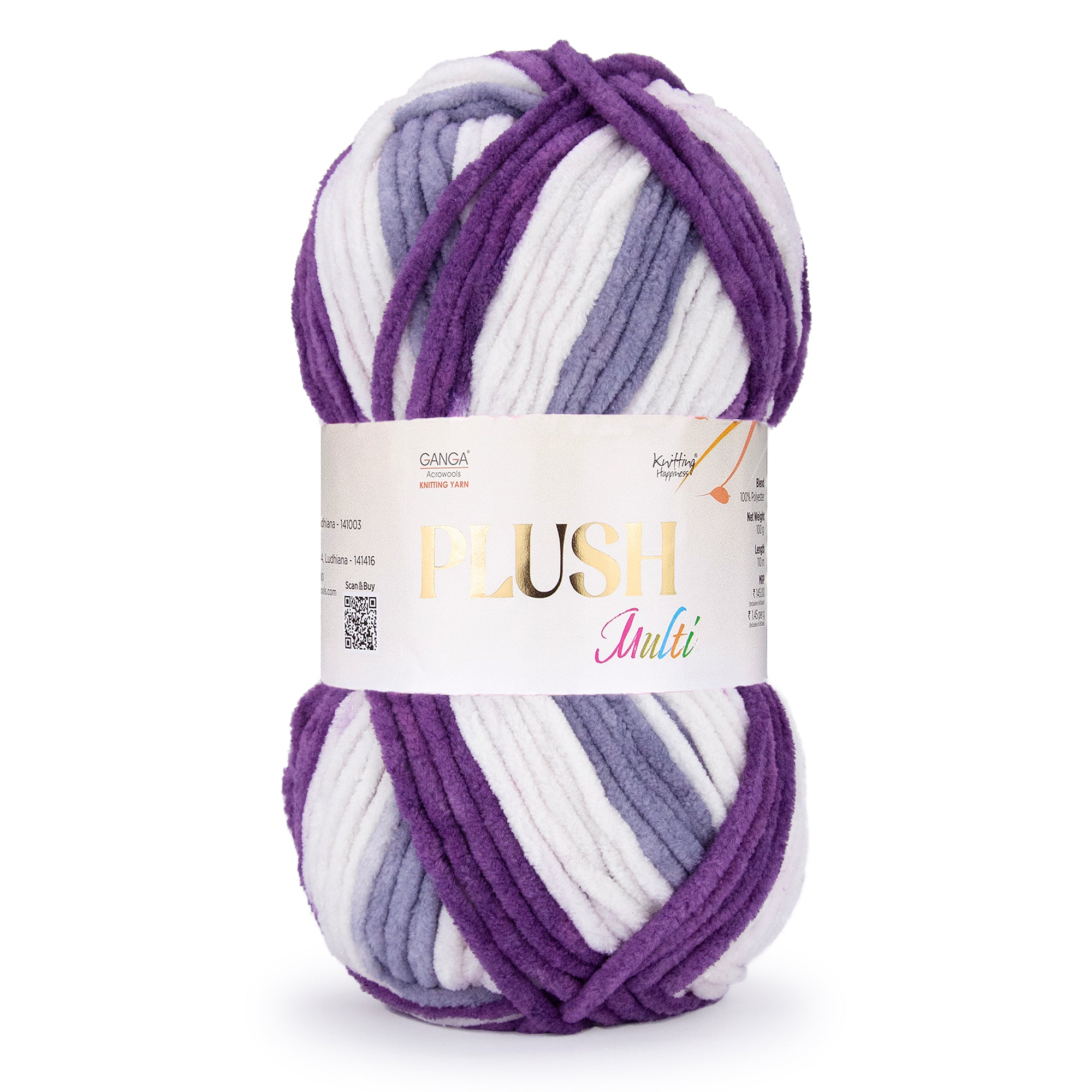 Plush Multi Luxurious Chenille Yarn