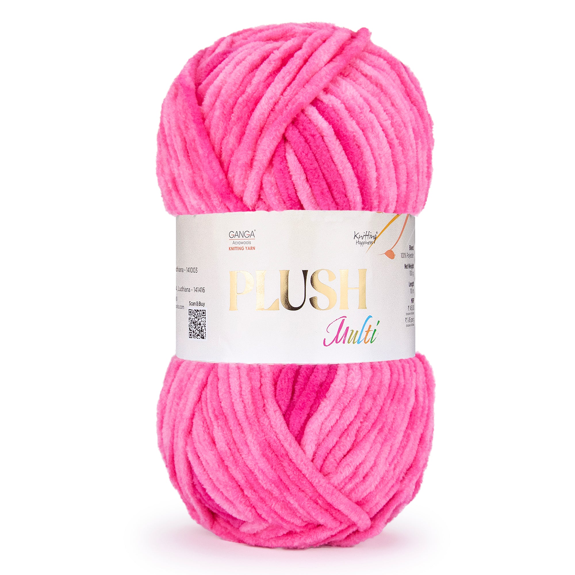 Plush Multi Luxurious Chenille Yarn