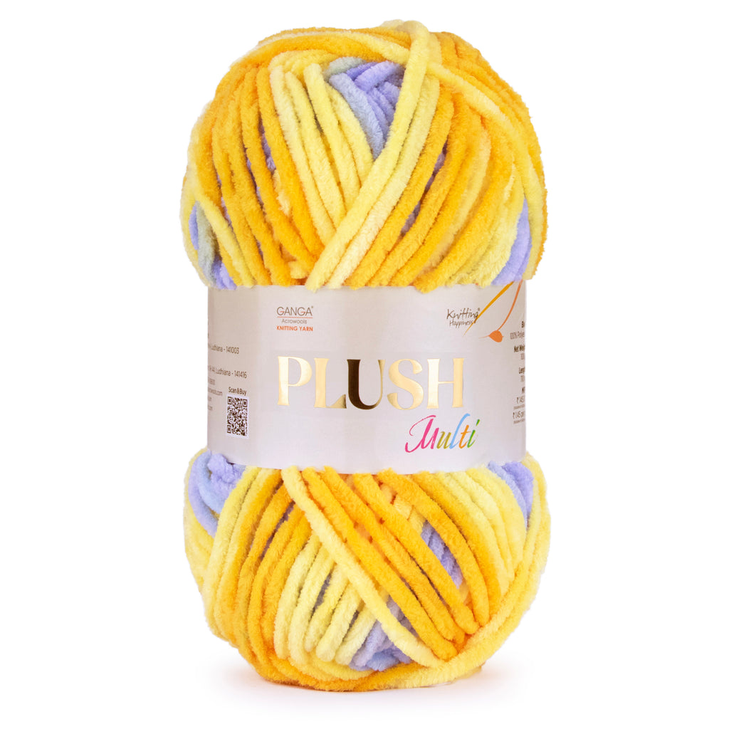 Plush Multi Luxurious Chenille Yarn