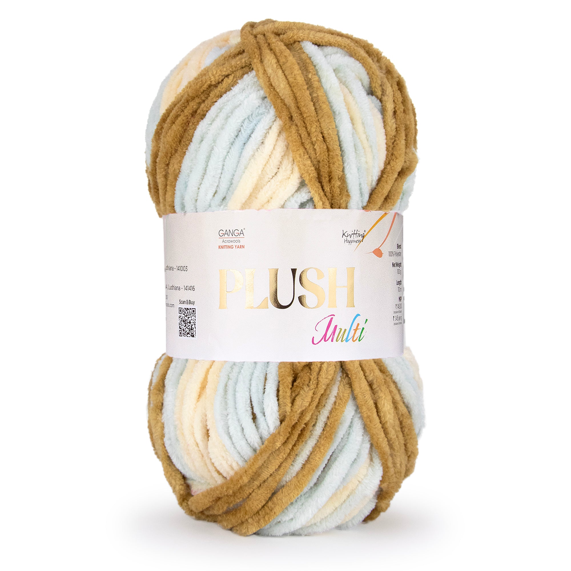 Plush Multi Luxurious Chenille Yarn
