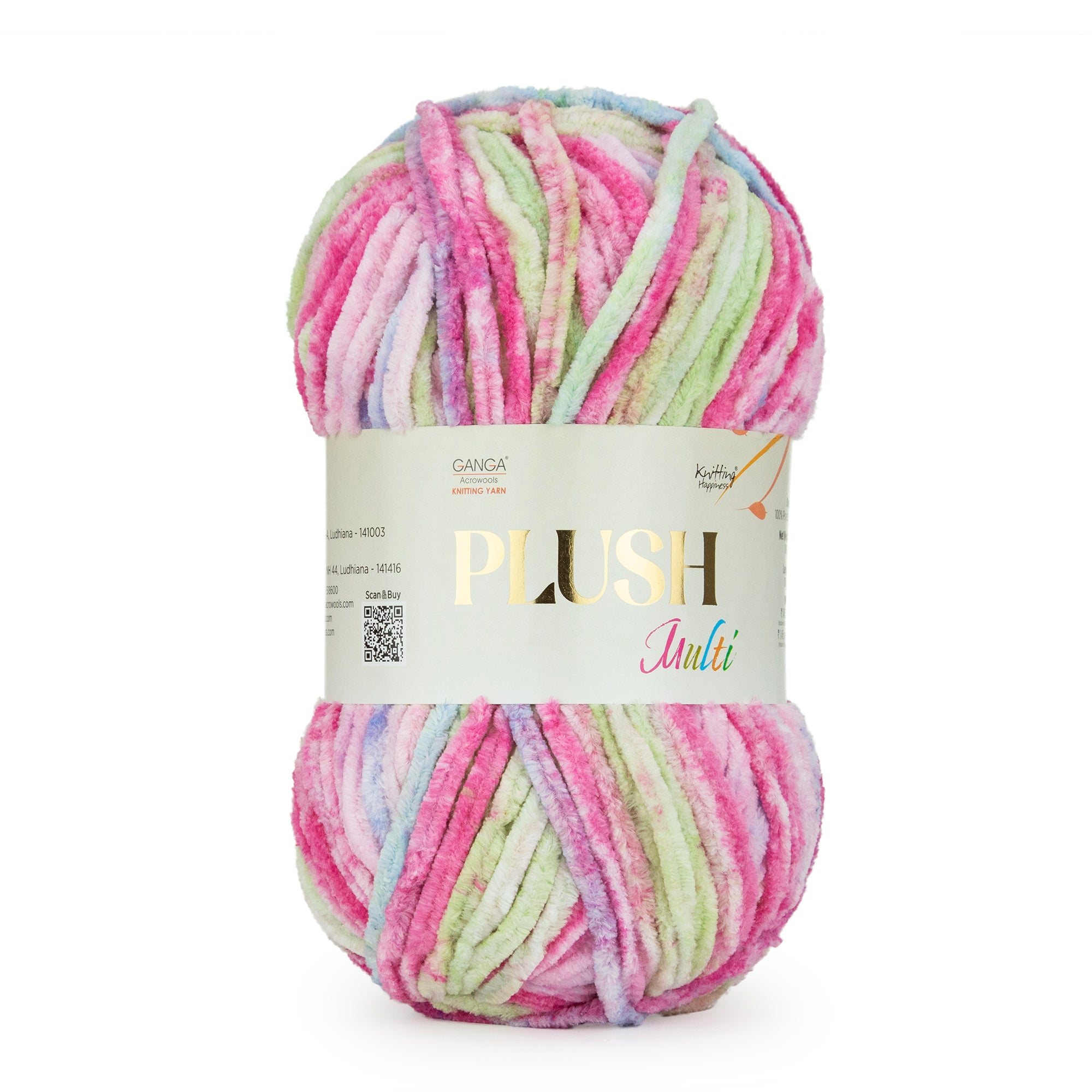 Plush Multi Luxurious Chenille Yarn