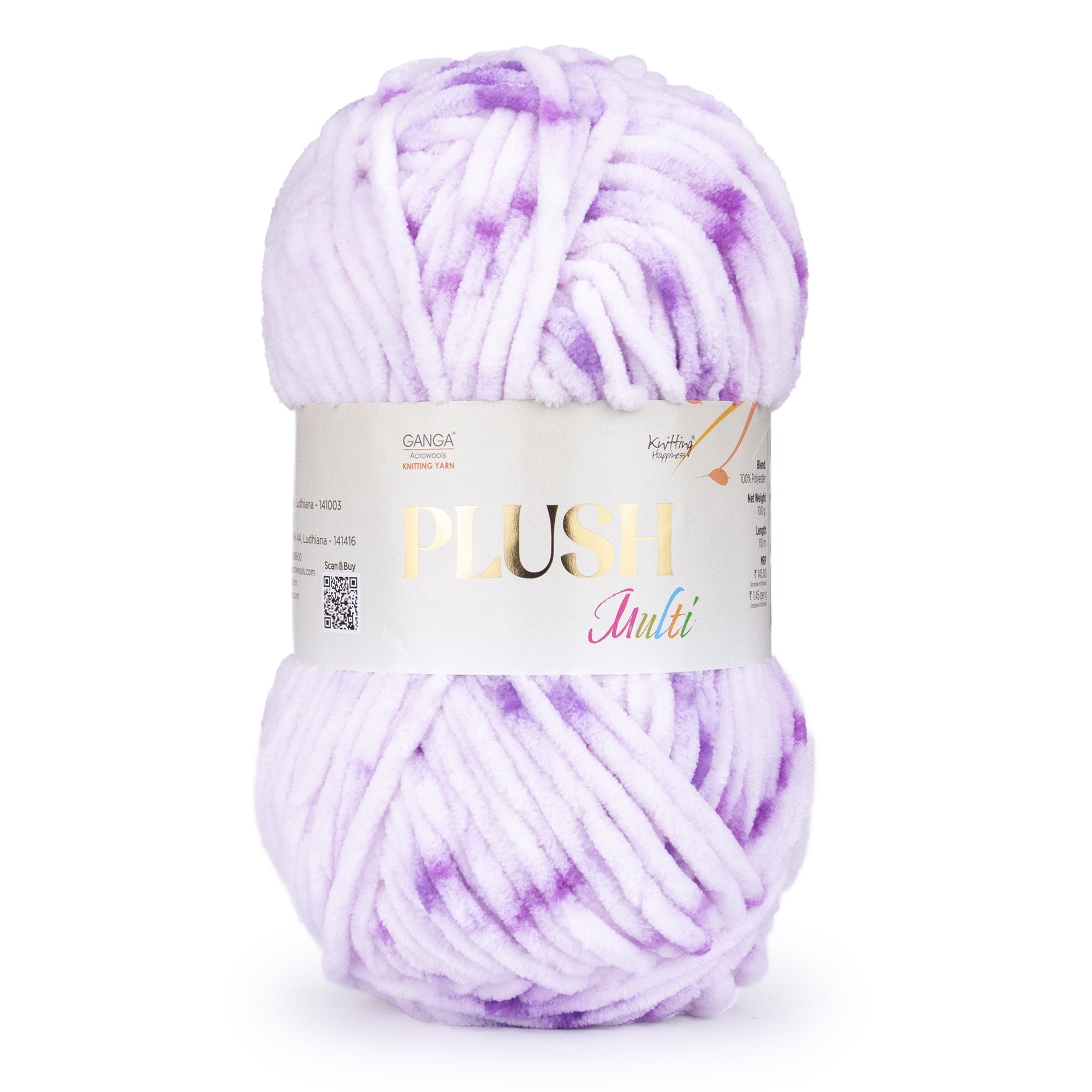 Plush Multi Luxurious Chenille Yarn