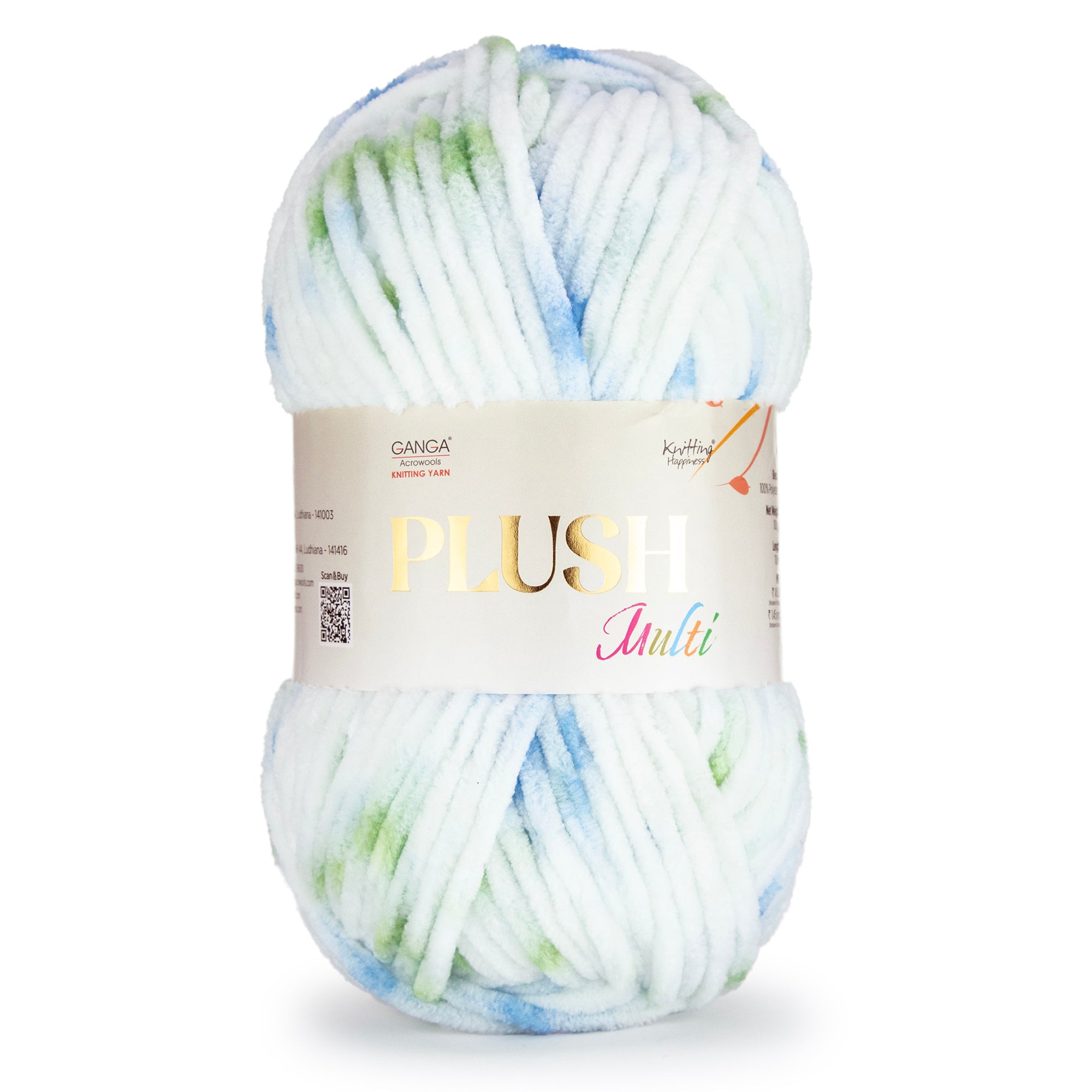 Plush Multi Luxurious Chenille Yarn