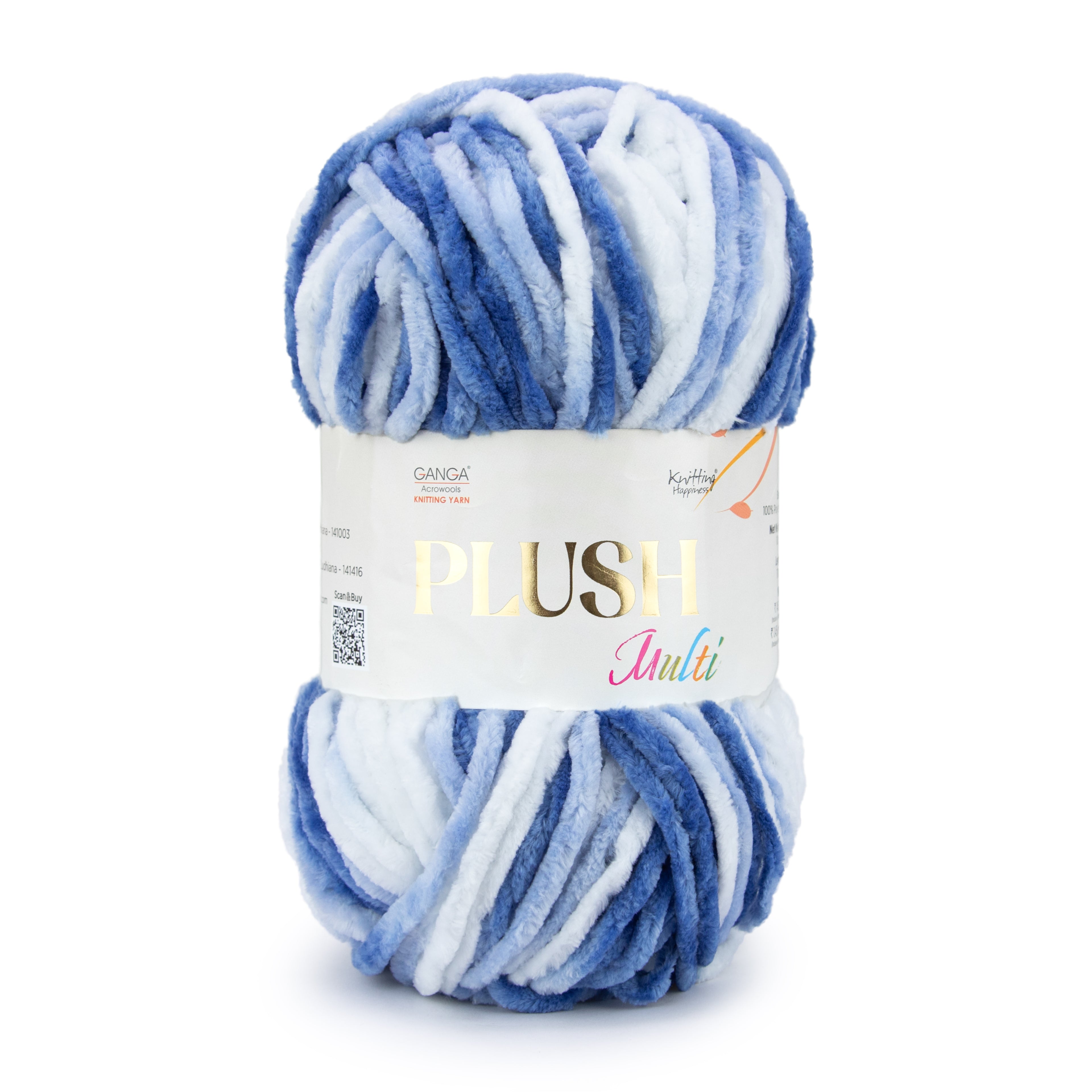 Plush Multi Luxurious Chenille Yarn