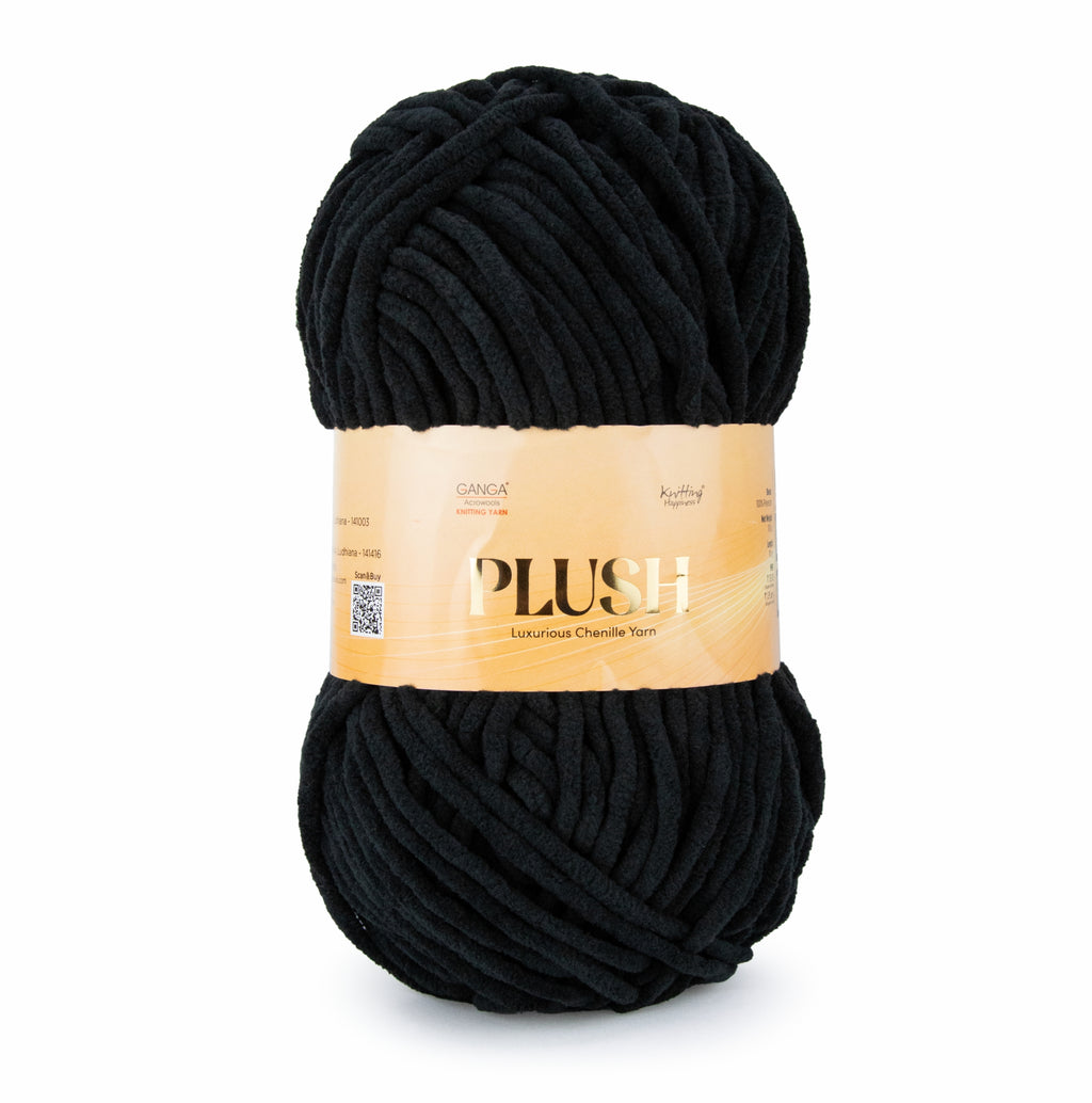 Plush Luxurious Chenille Yarn Pack of 2 balls (100 g * 2 = 200 g)
