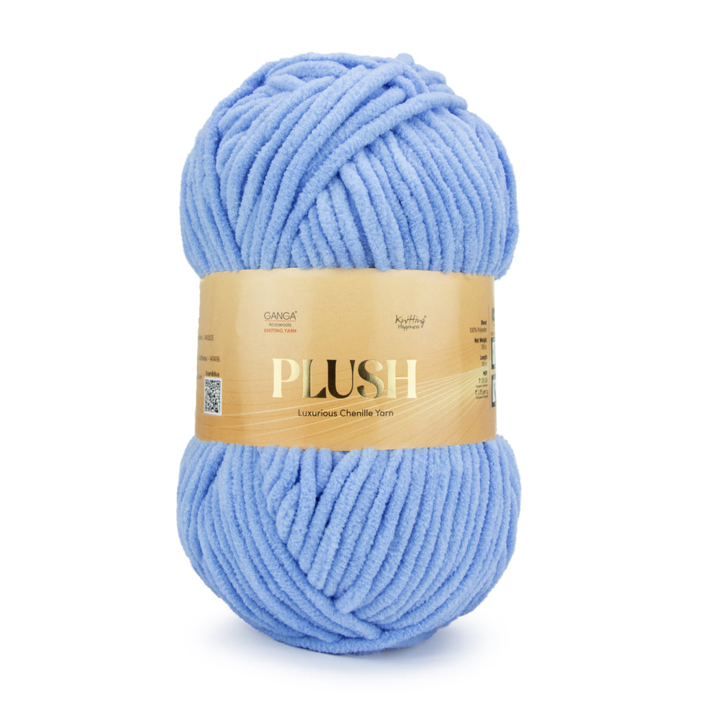 Plush Luxurious Chenille Yarn Pack of 2 balls (100 g * 2 = 200 g)