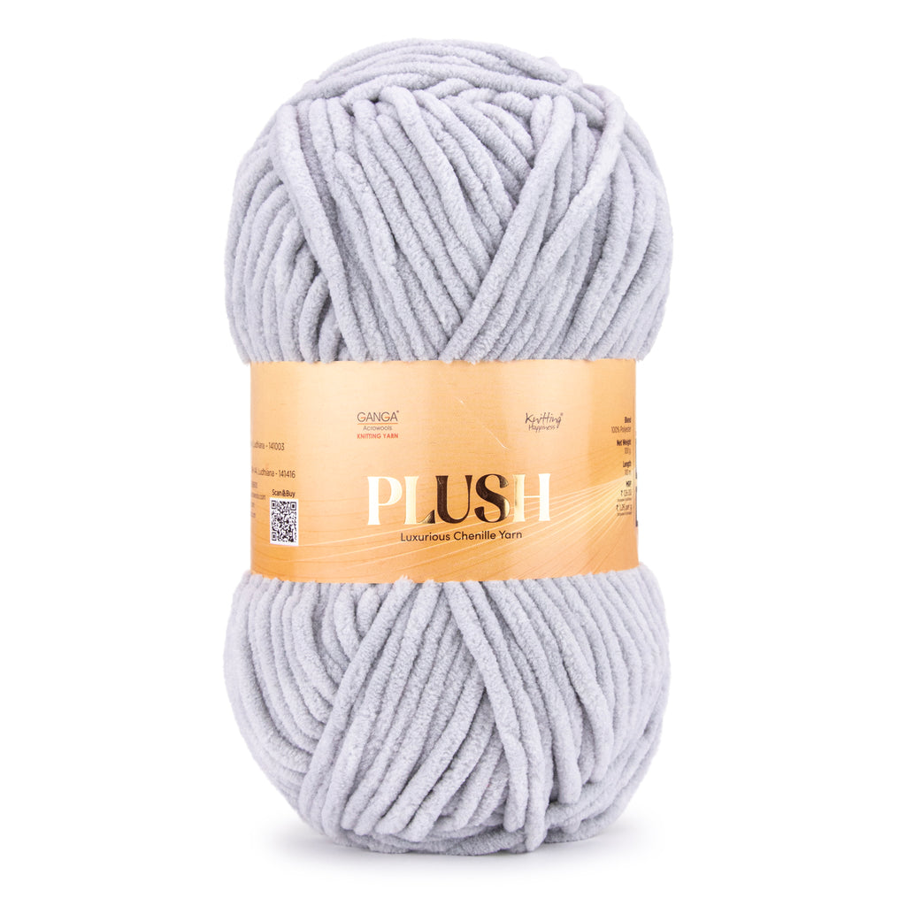 Plush Luxurious Chenille Yarn Pack of 2 balls (100 g * 2 = 200 g)