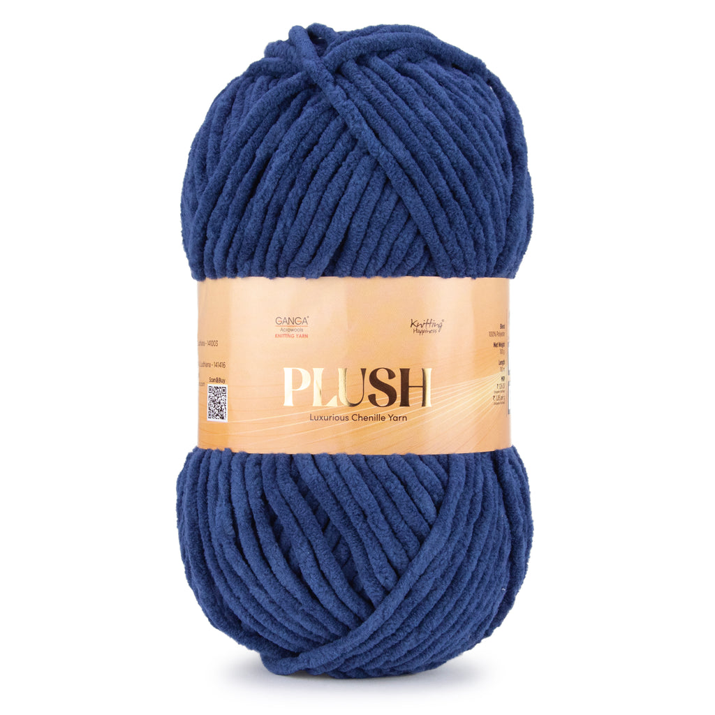 Plush Luxurious Chenille Yarn Pack of 2 balls (100 g * 2 = 200 g)