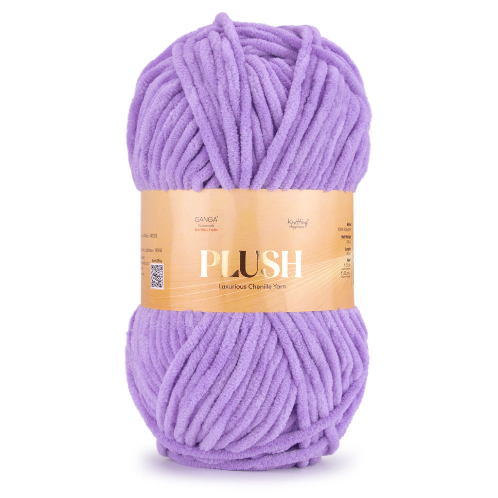 Plush Luxurious Chenille Yarn Pack of 2 balls (100 g * 2 = 200 g)