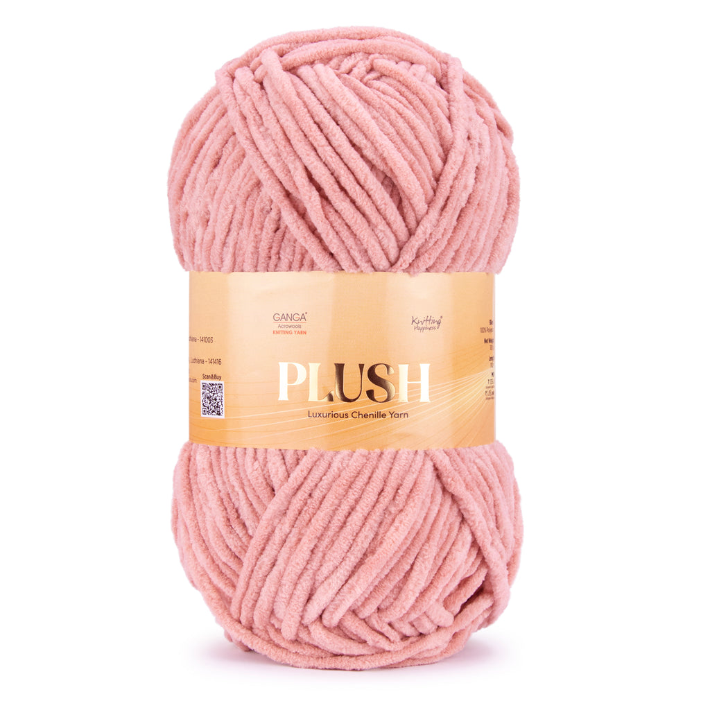 Plush Luxurious Chenille Yarn Pack of 2 balls (100 g * 2 = 200 g)