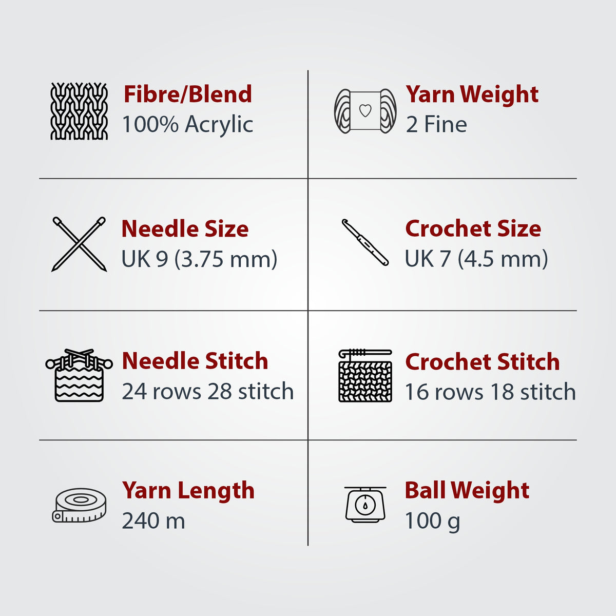 Spectrum Knitting Yarn