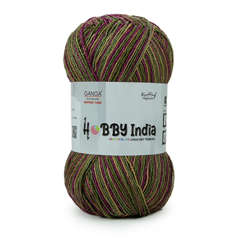 Hobby India Multicolor Crochet Thread
