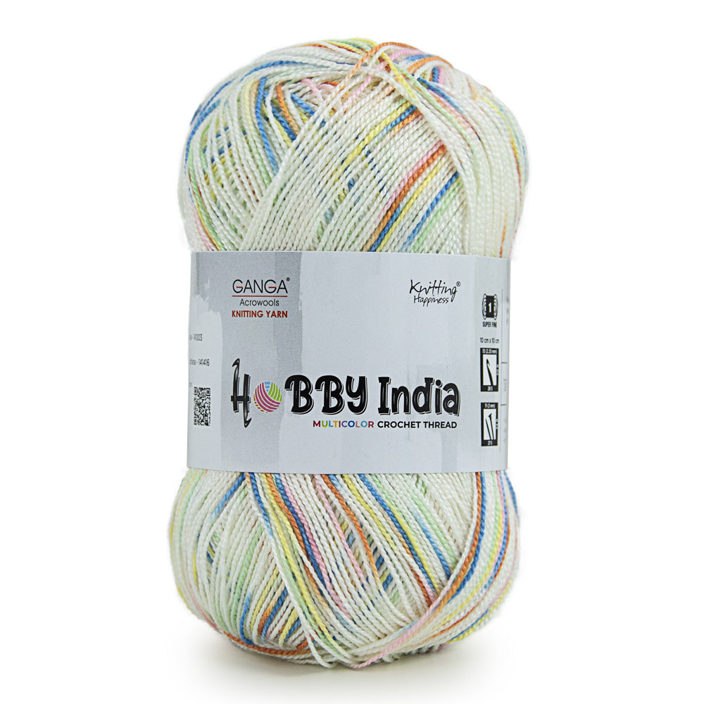 Hobby India Multicolor Crochet Thread