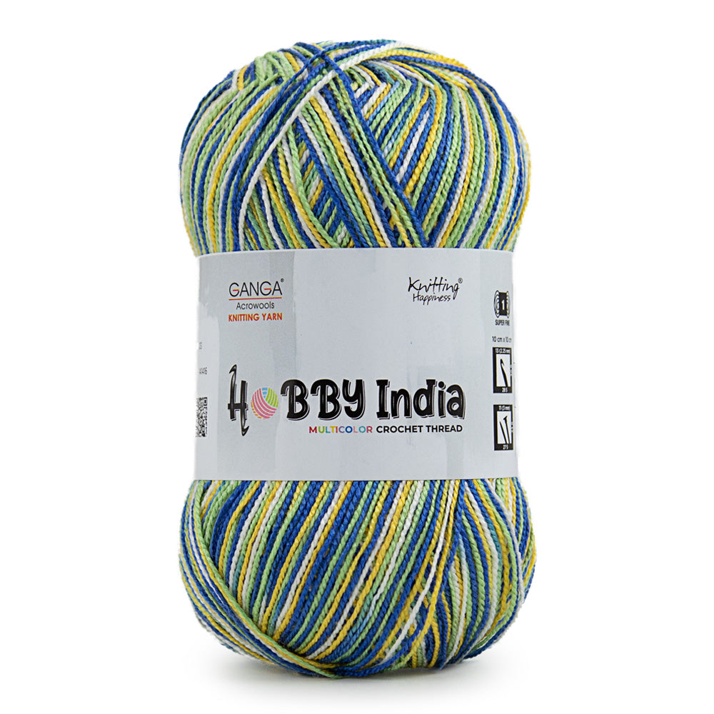 Hobby India Multicolor Crochet Thread
