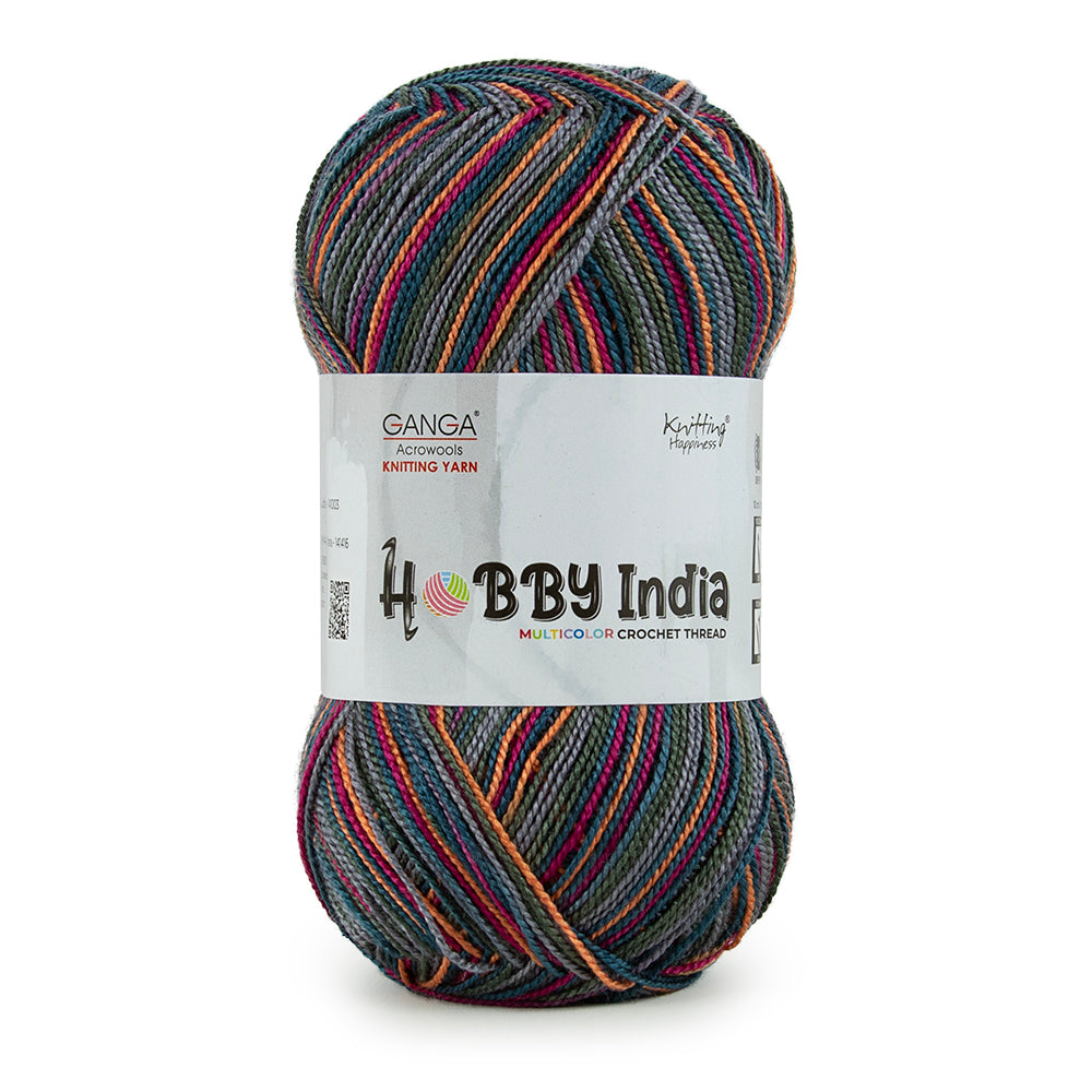 Hobby India Multicolor Crochet Thread