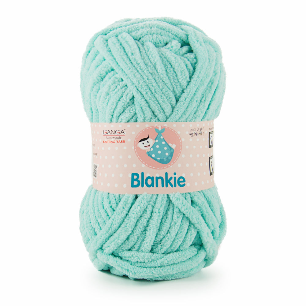 Ganga Blankie Chenille Yarn Supersoft Knitting Wool Ball, (1 Ball/100 Gram  Each) Multi Colour (300 Grams). Suitable for Craft, Babywear, Baby