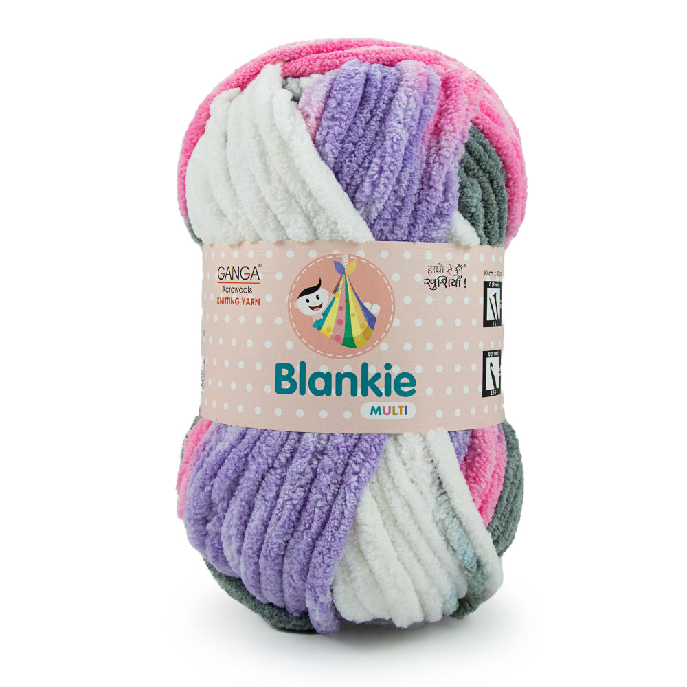 Blankie Multicolor Knitting Yarn