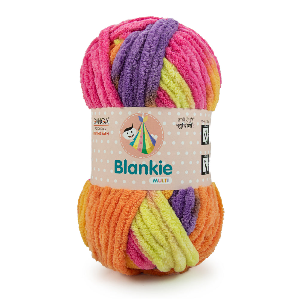 Blankie Multicolor Knitting Yarn