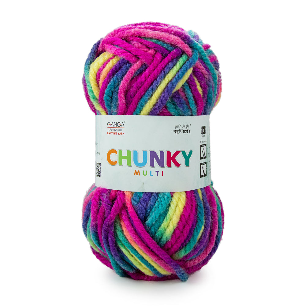 Chunky Multicolor Yarn