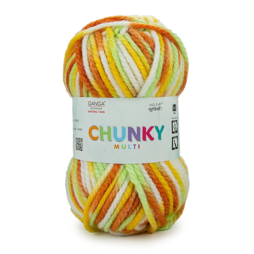 Chunky Multicolor Yarn