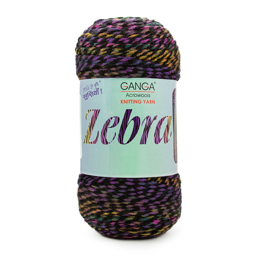 Zebra Multicolor Knitting Yarn