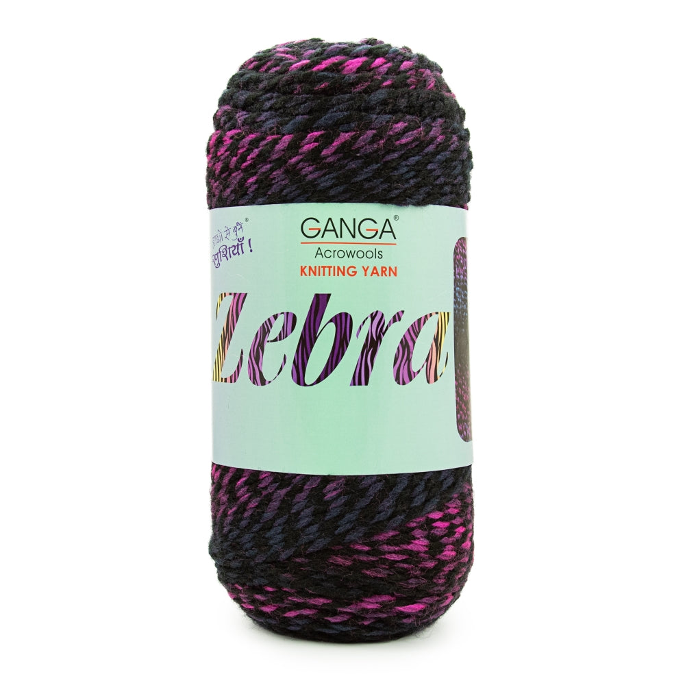 Zebra Multicolor Knitting Yarn
