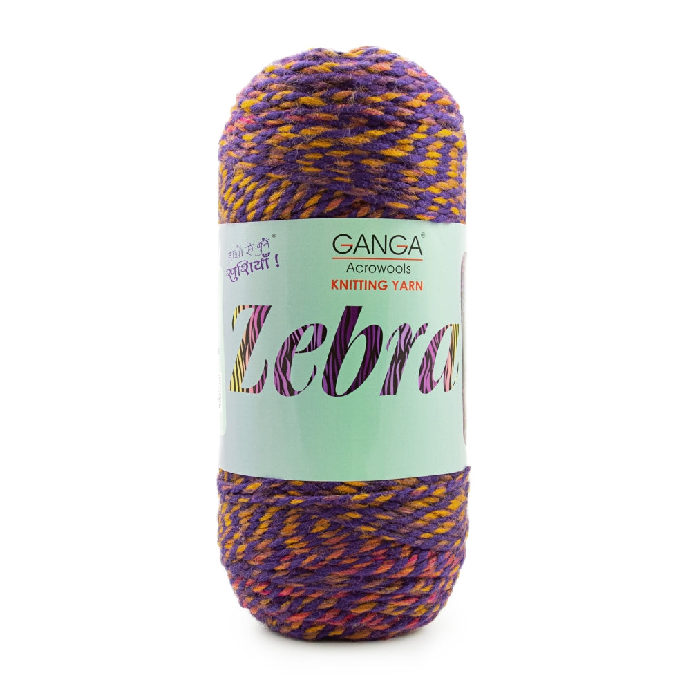 Zebra Multicolor Knitting Yarn