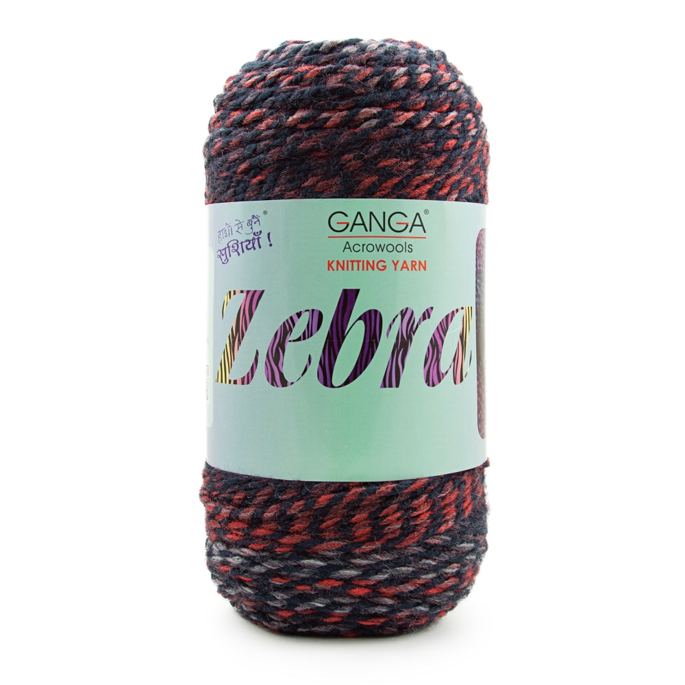 Zebra Multicolor Knitting Yarn