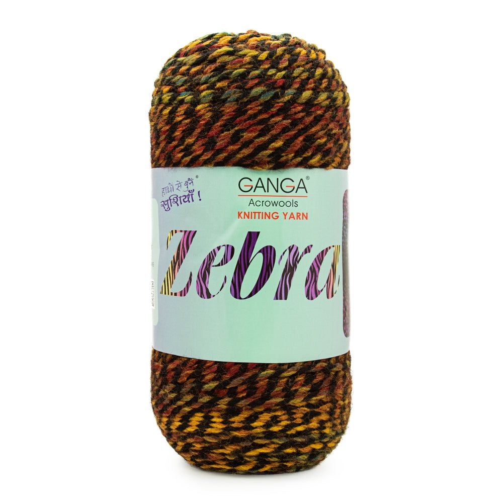 Zebra Multicolor Knitting Yarn