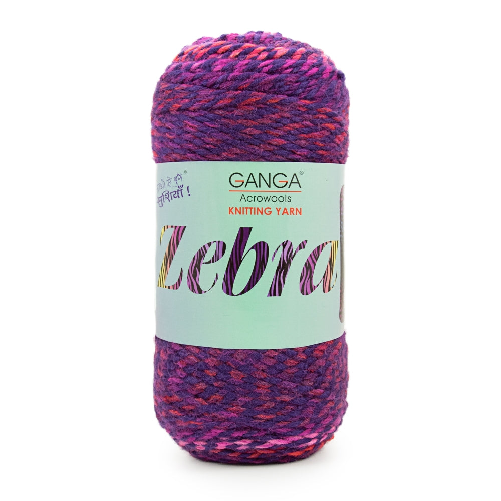 Zebra Multicolor Knitting Yarn