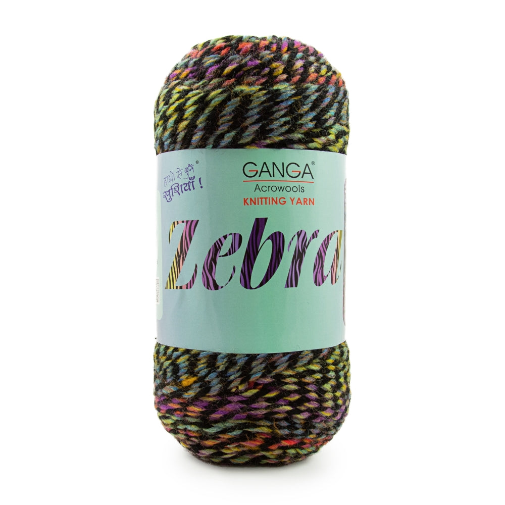 Zebra Multicolor Knitting Yarn