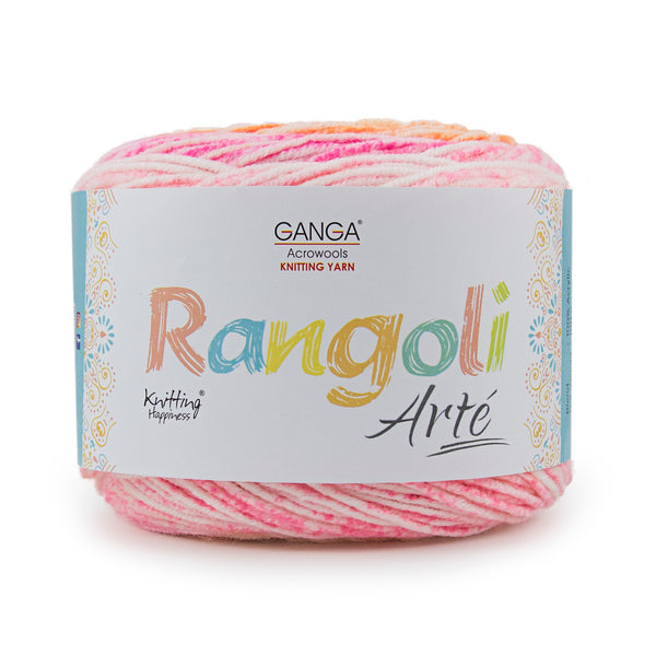 Salmon Pink Feather Wool Yarn for Crochet, Knitting, Rangoli, and Mat Making – 100g Pack main image 1