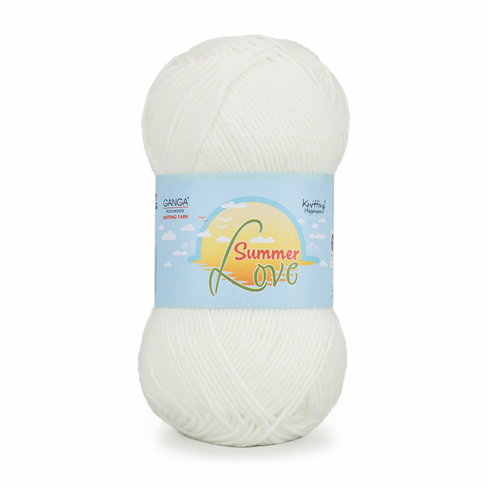 Summer Love Knitting Yarn Pack of 3 balls (50 g * 3 = 150 g)