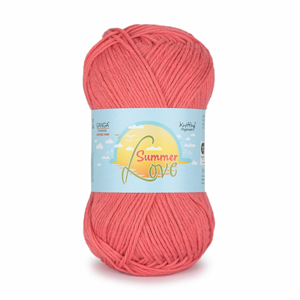 Summer Love Knitting Yarn Pack of 3 balls (50 g * 3 = 150 g)