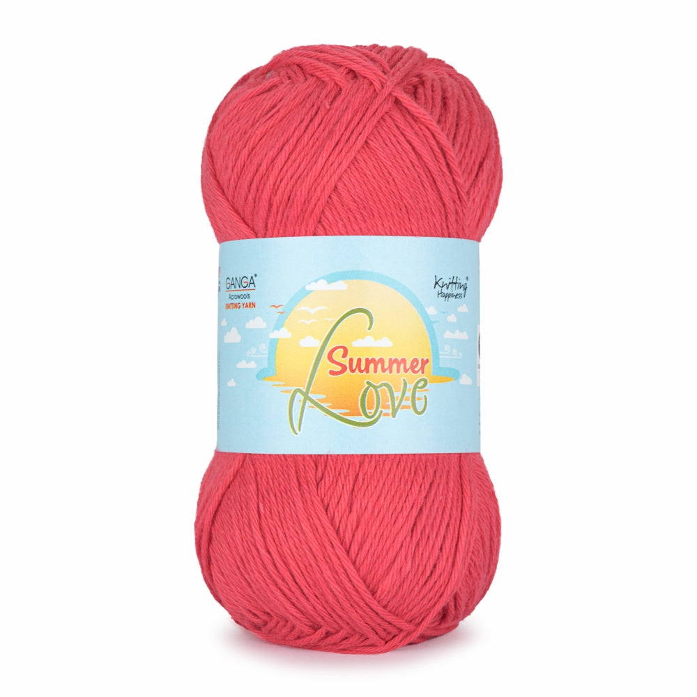 Summer Love Knitting Yarn Pack of 3 balls (50 g * 3 = 150 g)