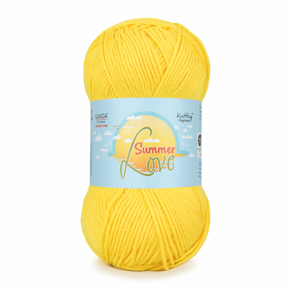Summer Love Knitting Yarn Pack of 3 balls (50 g * 3 = 150 g)