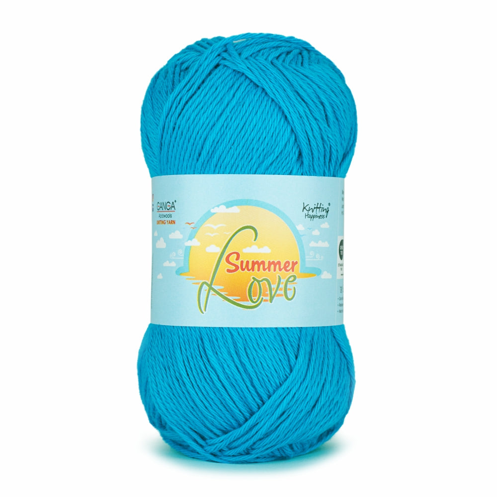 Summer Love Knitting Yarn Pack of 3 balls (50 g * 3 = 150 g)