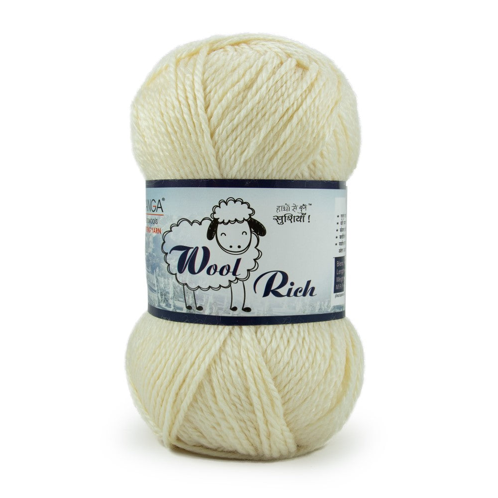 Wool Rich Knitting Yarn